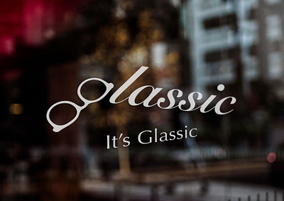 Glassic: It’s Glassic branding design glassic mrsindesign