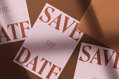 Save The Date big type big typography collaboration collateral edge painting print design printed invitations printed material roslindale save the date savethedate type typography wedding invitation wedding invite