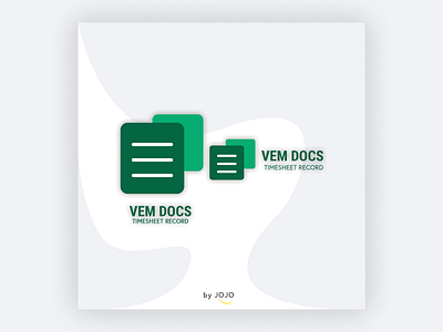 vem logo documents logo logo design white