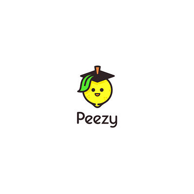 Peezy graduated graduation cap lemon