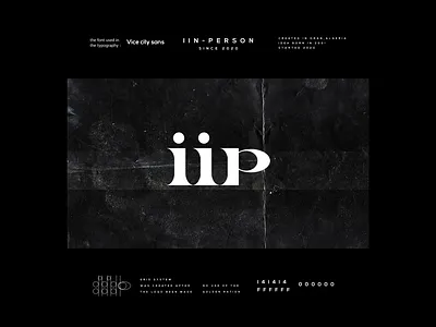 iin-person Logo . adobe adobe illustrator adobe photoshop brand brand design brand identity brandidentity branding branding and identity design design art designer designs identity illustration logo logo design logodesign logos logotype