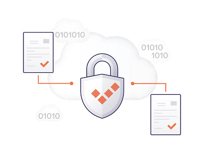 Trudatum visual blockchain cloud documents finance security transfer