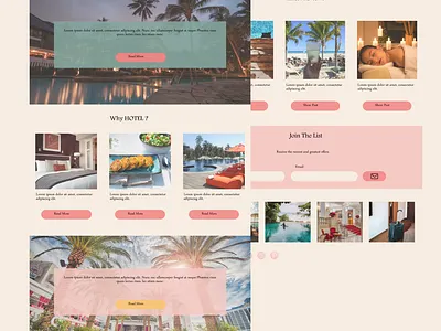 HOTEL branding design figma figma design hotel hotel web hotel website travel travel web travel website ui ux web website