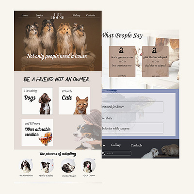 pets branding design pets photoshop psd ui web web design webdesign website