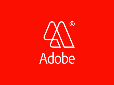 Redesign the Adobe logo - Logo design, branding, icon adobe adobe illustrator adobe photoshop alphabet logo branding letter letter a letter a logo lettering lettermark logo logo design logos logotype minimalist logo modern design modern logo monogram simple logo