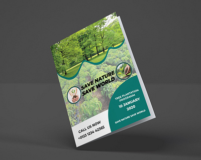 Nature Flyer Design awesome design corporate design creative design flyer design minimalist