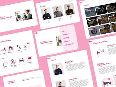 NAS Ad Agency design figma iceland minimal web