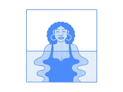 Swim illustration line illustration product illustration simple illustrration spot illustration swim