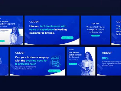Upper | Linkedin Ads graphic design linkedin ads tech