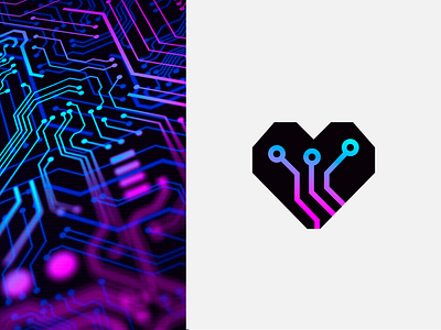 Heart Mother Board design logo electronic hearth illustration innovation logo logotipe maintenance mother board new logo new logo design pro repair