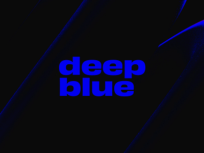 Deep Blue abstract animation animation 2d animation design cinema 4d cinema4d dark lettering lighting lighting effects loop loop animation looping minimal type typography