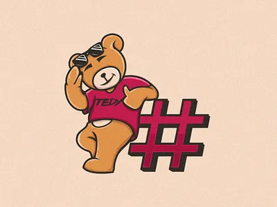 tedy bear animal brand branding character cute design identity illustration logo mascot