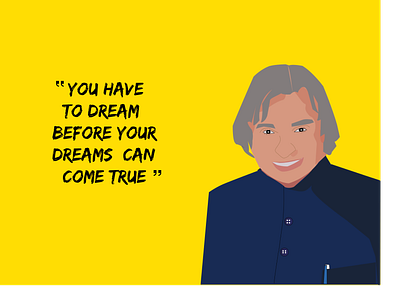 APJ Abdul Kalam abdul kalam drawing illustraion illustrator