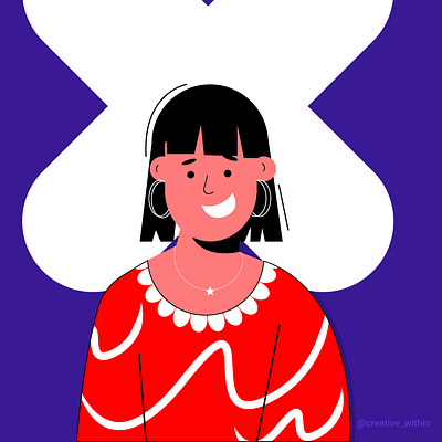 Faces 2d 2d character character characterdesign dressing expression face girl girl character girl illustration people smiley face vector