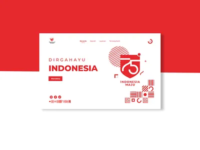 Independence Day - Hero Section - event landing landingpage uidesign webdesign
