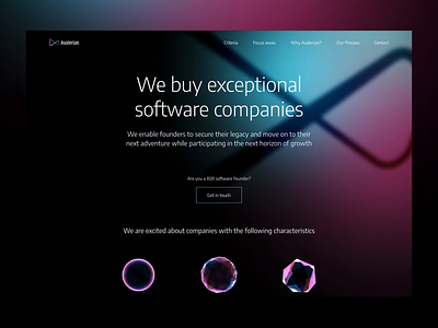 Avalerian – Live! (Webflow Build) 3d capital dark design gradient landing vc venture capital web webflow website