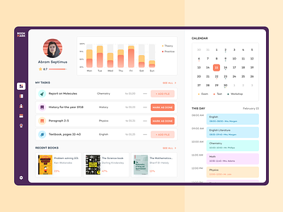 School Remote Learning classes ui ux