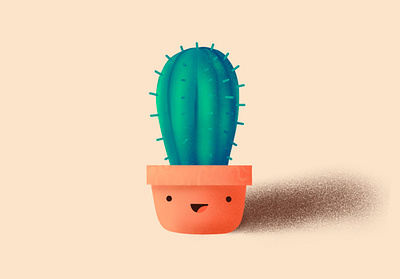 Lil’ Cactus design digital art illustraion ipad pro photoshop procreate sketch southwestern