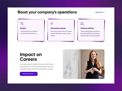 HexaDock / Website about us agency branding careers company design design studio developers development gradient illustration ui united states us ux web website