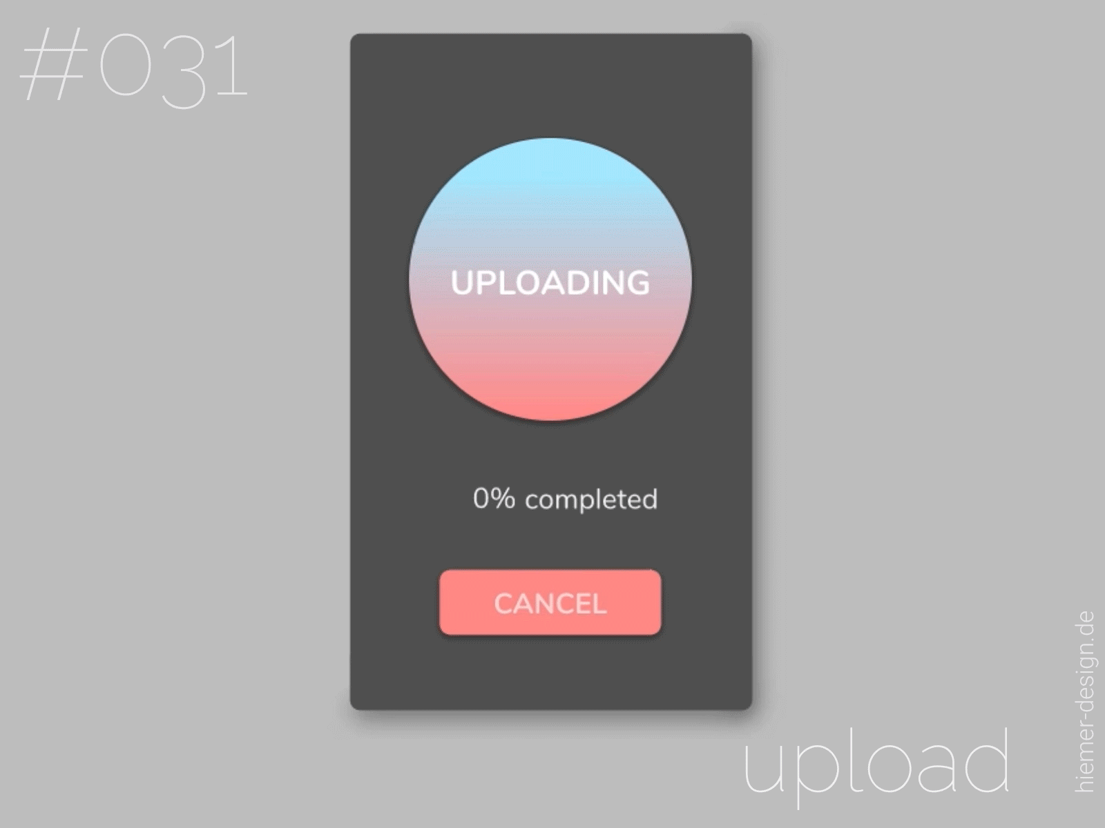 DailyUI 031 animation daily 100 challenge daily ui 031 dailyui dailyui 031 dailyui031 dailyuichallenge file upload progress animation progress indicator progressbar uidesign upload upload animation upload file upload progress uploading uploading file