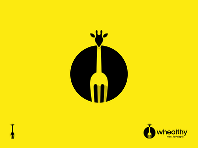 Giraffe and Fork Logo best logo design creative logo creative mark food food logo fork giraffe hotel logo logo mark logo mark design logodesign minimal logo design negative space negative space logo restaturant logo safari logo