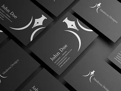 Modress Designs - Business Card Moc kup branding business card design business cards design logo mockup