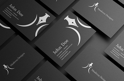 Modress Designs - Business Card Moc kup branding business card design business cards design logo mockup