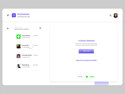 OnSchedule - Product Design(Part 2) animation brand branding call conference dashboard dashboard design dashboard ui design designer icon illustration logo minimal timezones ui ux video chat