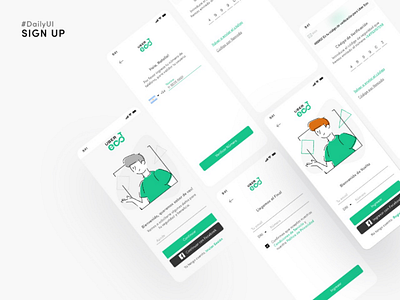 Sign up - Uber Eco argentina belen tarcaya dailyui green mobile mobile design registro scooter sign up uber ui user interface design ux