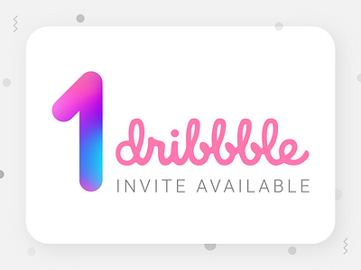 Invite (Drafted) 1 invite adobe illustrator adobe xd draft dribbble dribbble best shot dribbble invite giveaway graphics hello dribble illustrator invitation invite minimal one invite popular shot ui uiux ux vector