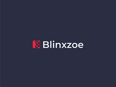 Minimal Logo Design For Blinxzoe graphic design logo logo design minimal logo