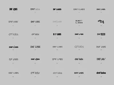 Digital logo sketches for DNF LABS design sketches digital logo sketches digital sketches logo logo designer logo draft logo drafts logo sketch logo sketches logodesign type logo wordmark wordmark logo