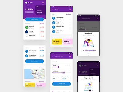 Mobile banking for Manila Bank on Philippines bank design finance fintech illustration mobile app ui ux ux design web