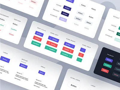 Salto | Design System | Button component b2b button button design button states button ui clean components creative dark mode design design system figma minimal product design purple saas typography ui userexperience ux