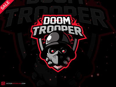 Doom Trooper (logo for SALE) esport esport logo esports esports logo frontline illustration logotype mascot mascot character mascot logo mascotlogo soldier sport logo sports logo trench trooper vector art vector logo war