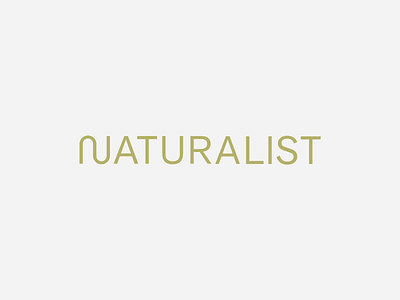 Naturalist Logo Design animation brand branding design font graphic graphic design icon identity interaction logo logo design minimal natural outer reveal text type typeface typography