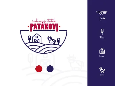 Family farm logo branding colors design graphic design icon illustration logo logo design logo designer typography vector