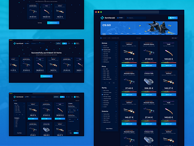 ItemHerald cs:go dota esports gaming skins tf2 trading ui ux webdesign