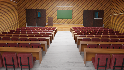 classroom 3D 3d art 3d artist blender3d education students theater design visual art visual design visualization