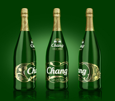 Chang beer chang design filigree packaging schmetzer