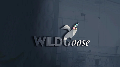 Logo Design Wild Goose banner ad branding design graphic design icon illustration logo logo deisgn typography vector