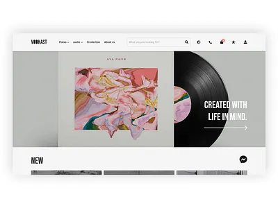 Vodkast adobe adobe xd adobexd concept credit card dribbble georgia music music art online plates product tbilisi ui uiux ux vodkast web website xd
