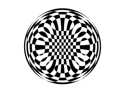 Hypno Loop after effects animation black blackandwhite check chess circle hypnosis hypnotic kaleidoscope loop motion motion graphics weird white