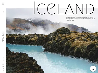 Iceland dailyui design figma iceland tour travel ui ux web website design