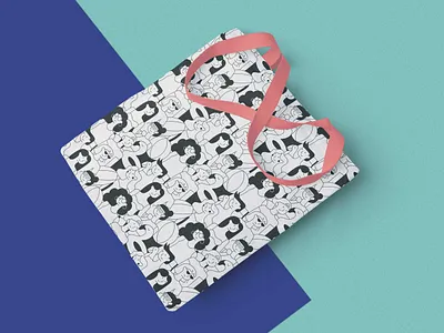 Life's a Beach artwork design graphic design illustration line drawing pattern pattern design print print design stationary design totebag vector vector illustration