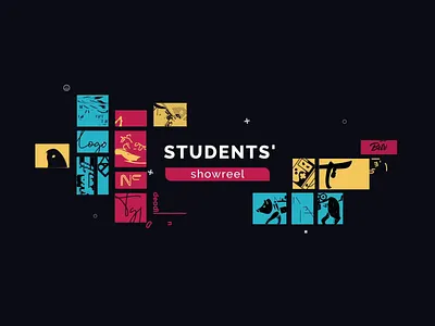 Logo animation course intro 2d ae after effects animation branding design illustration logo motion graphics showreel