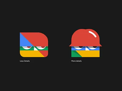 Chrome Incognito icon: More Details Vs Less Details app icon app icon design app icon designers brand designer brand identity brand identity design branding browser chrome google google design logo logo design logo mark logo mark symbol logo marks logotype startup branding startup logo startup marketing