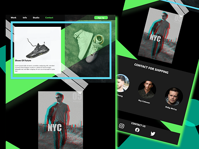 Modern Homepage website WordPress dark mode dark ui design fashion brand fashion design illustration ui ux web design wordpress design
