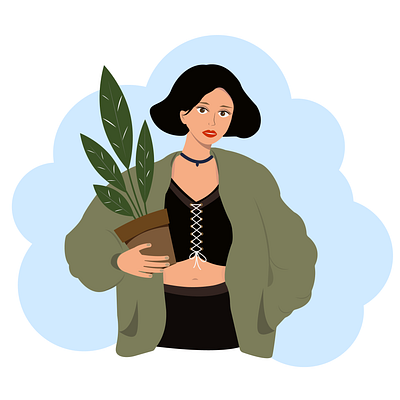 matilda art design girl hellodribbble illustration illustrator inspiration vector woman