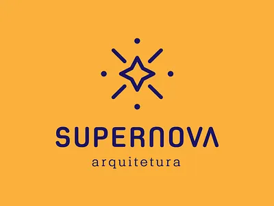 Supernova Arquitetura brand branding colorful design flat icon icons illustration logo logo design logos logotype mark minimal simple space star stars symbol visual identity